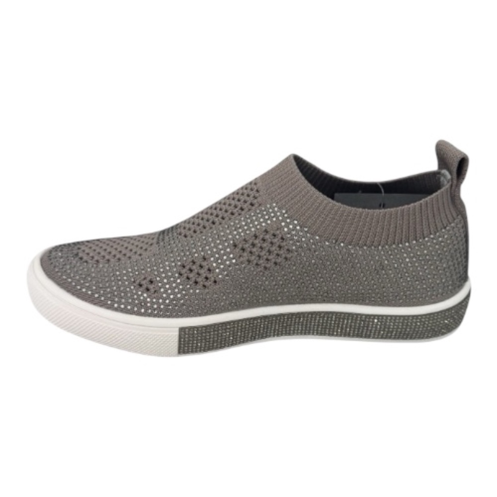 Bernie Mev Glamour Women's Shoes – Smoke Stretch Comfort Wedge Slip-On NWB - Picture 3 of 6
